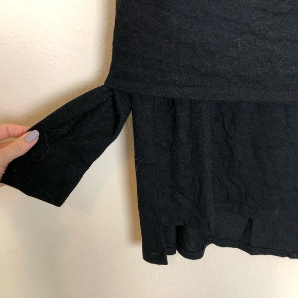 New Gibsonlook Convertible Neckline Cozy Tunic Top in Black - Picture 6 of 12